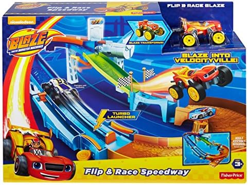 blaze flip and race speedway cars