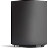 Fellow Monty Latte Art Cup 11oz - Double Wall Ceramic Latte Mug for Cappuccino, Espresso & Barista, Crema-Lifting Slope, Stackable, Matte Black