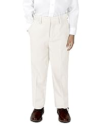 Spring Notion Boys' Flat Front Dress Pants 12