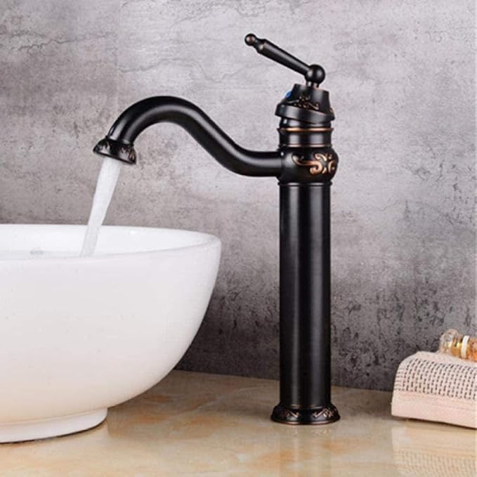 Grifo del lavabo del grifo de cobre de bronce profundo baño grifo de