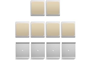 LENOMA 10 Pcs Under Cabinet Lights Magnetic Sticky Replacement Magnetic Strips Tape Strips with Adhesive Backing Cabinet Lights Sticky