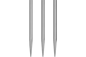 MISSION DARTS Mission Glide Standard and Personalised Dart Points | Silver Steel Tip Spare Point | Available in 30, 32, 34, 36, 38, 40