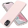 OTOFLY Designed for iPhone 14 Case, Silicone Shockproof Slim Thin Phone Case for iPhone 14 6.1 inch (Chalk Pink)