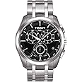 Tissot mens Couturier Chrono Quartz stainless-steel Dress Watch Grey T0356171105100