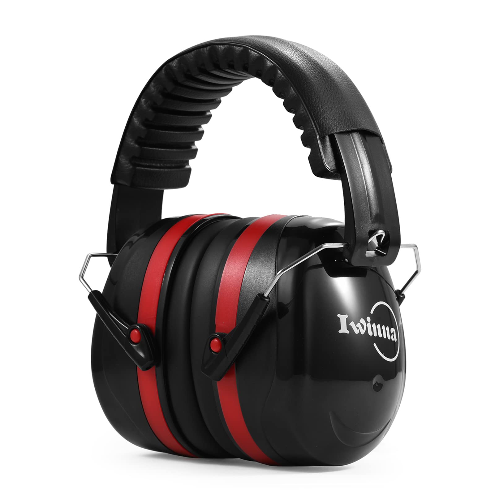 Iwinna Ear Defenders Adults Ear Protection Noise Cancelling Headphones for Adults Youth Adjustable Headband Noise Reduction Ear Muffs for Working Shooting Hunting Welding Mowing Construction