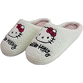 Kuaixaocu Slippers For Women Girls Cute Cat Fuzzy House Slippers For Indoor Bedroom,White