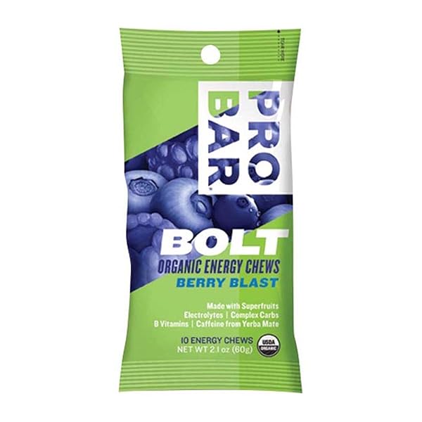 PROBAR BOLT ORGANIC ENERGY CHEWS, BERRY BLAST, 2.1 OZ