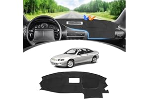 FIILINES Dash Cover Fit for Chevy/Chevrolet Cavalier 1995-2005 Cavalier Accessories Suede Dash Cover Mat Sunshade Anti-Slip Pad Carpet Protector