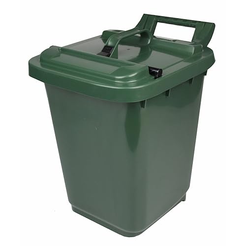 50L Litre Plastic Indoor Recycle Recycling Waste Bin with Lid for in