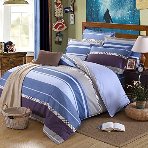 King/Queen 100%Cotton Bed Quilt Cover Single Double Duvet Cover(Only Include Quilt Cover), Cotton Twill Cotton Single Quilt Cover,Picturesque Landscape,180×200cm