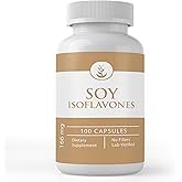 Pure Original Ingredients Soy Isoflavones, (100 Capsules) Always Pure, No Additives or Fillers, Lab Verified