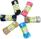 Geluode Pack of 6 Dog Blankets Soft Fleece Paw Print 60x70 cm Multicolor view 5