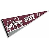 College Flags & Banners Co. Mississippi State Bulldogs Wordmark Pennant Flag