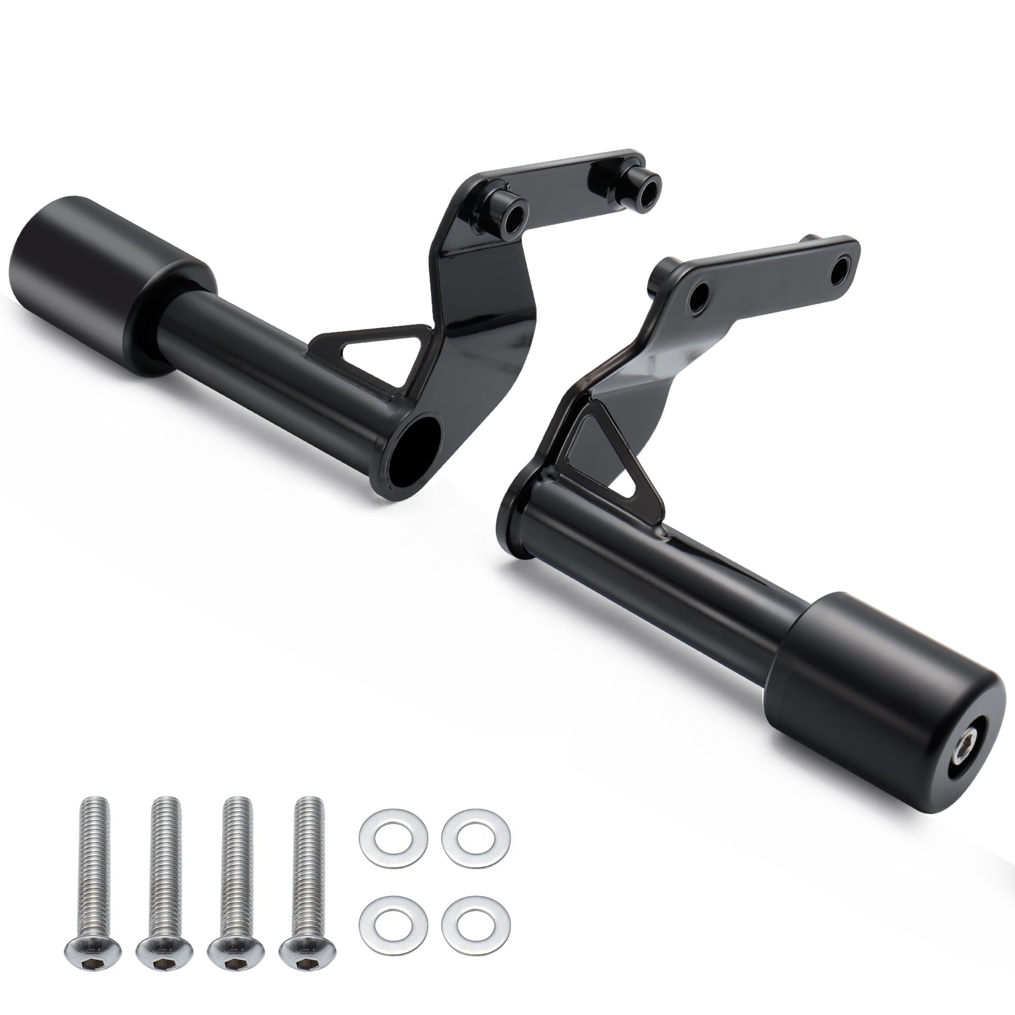 Photo 1 of MoKitDora Softail Passenger Peg Crash Bar Frame Slider Rear Highway Engine Guard for Harley 2018-Later Harley Street Bob Heritage Low Rider Sport Glide Fat Bob, Black