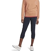 No Nonsense Womens Cotton Blackout Capri Legging