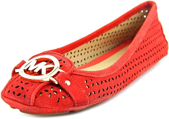 michael kors fulton flats orange