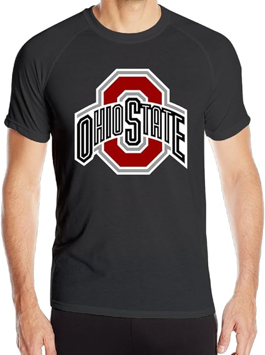 Men's Ohio State University Logo Short Sleeve Sports Summer Tshirts