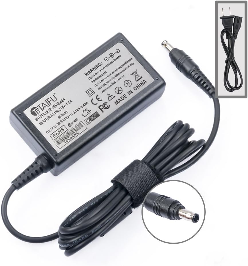 TAIFU Adapter Charger for Samsung Series-2-3-4-5-6; 300e 300v 305e 305v 350v 355v 365e 510r 740u Np300e4c Np300e5a Np300e5c NP300E5K Np300v5a Np300e5e Np305e5a Np305v5a Np510r5e CPA09-004A BA44-00242A