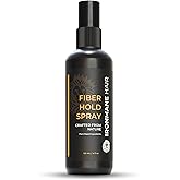 IRONMANE - Fiber Hold Spray for Hair Fibers - 100% Natural - Unscented - Sea Salt, Ginseng & Rice Water - Flexible Lightweigh