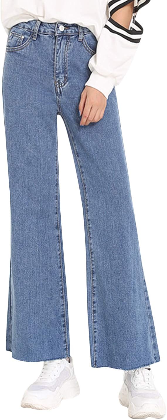 women u denim easy ankle pants