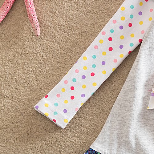 VIKITA Meisjes Jurken Cartoons Patroon Katoenen Jurk 1-8 jaar oud - Afbeelding 7