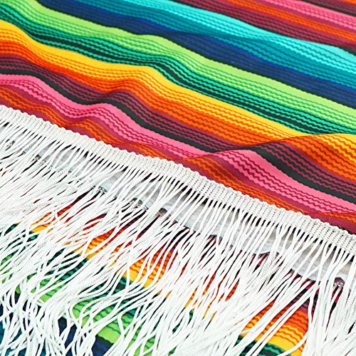 BigOtters Mexican Serape Poncho Costume, Cinco De Mayo Mexican Fiesta Ponchos Party Colorful Striped Cosplay for Kids Toddler and Child Favor