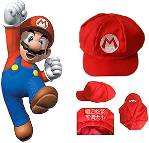 Super Mario Bros: Mario Cotton Elastic Hat (Teen Size)