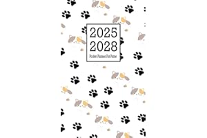 Pocket Planner 2025-2028 For Purse: 48 Month - January 2025 Through December 2028 With Inspirational Quotes & Notes / Small S
