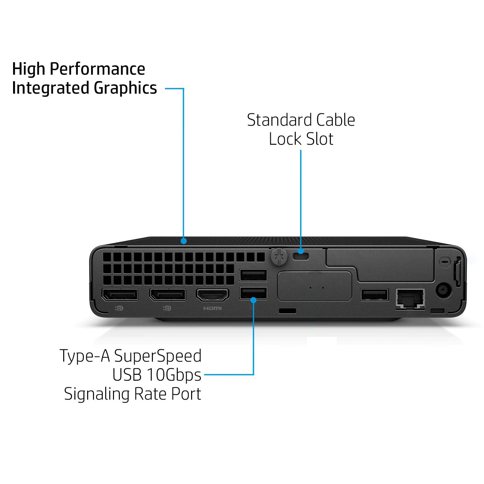 HP Elite Mini 800 G9 Business Desktop Computer, 14th Gen Intel 20-Core i7-14700 up to 5.4GHz, 32GB DDR5 RAM, 1TB PCIe SSD, WiFi 6, Bluetooth, Type-C, Keyboard and Mouse, Windows 11 Pro, AZ-XUT