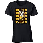 Black Pittsburgh Jaylen Warren Text Pic Womens T-Shirt