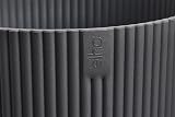 elho Vibes Fold Round 30 Plant Pot 100% Recycled Plastic Black Ø29.5xH27.2 view 5