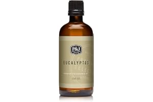 P&J TRADING P&J Fragrance Oil - Eucalyptus Scented Candles, Soaps, Diffusers, and More - 100ml