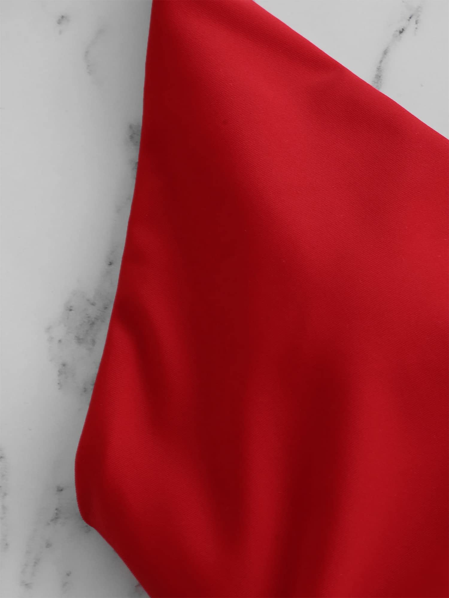 ZAFUL Women's Tie Back Padded High Cut Bralette Bikini Set Two Piece Swimsuit (1-Red, M) - Image 4