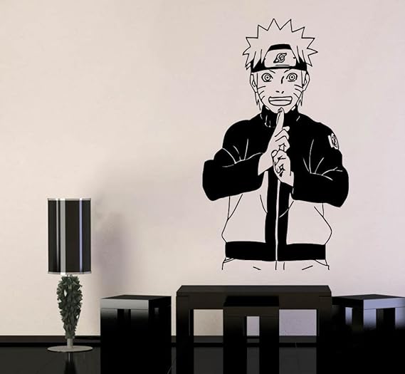Buy CVANU Naruto Wall Vinyl Decal Naruto Uzumaki Vinyl Sticker Anime