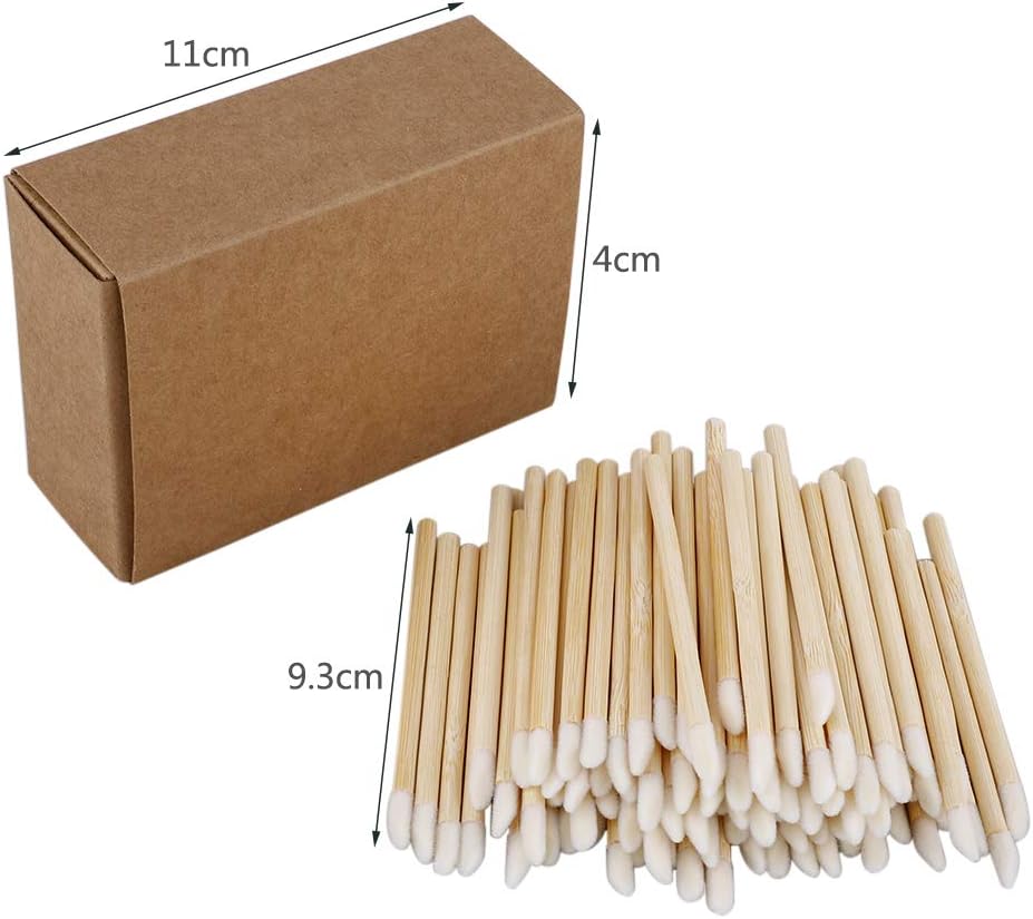 LIDEBLUE 100pcs Disposable Makeup Applicators Lipstick Applicators - Image 3