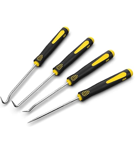 Stanley 997673 4 pc Mini Pick & Hook set, good for o-ring removal & installation