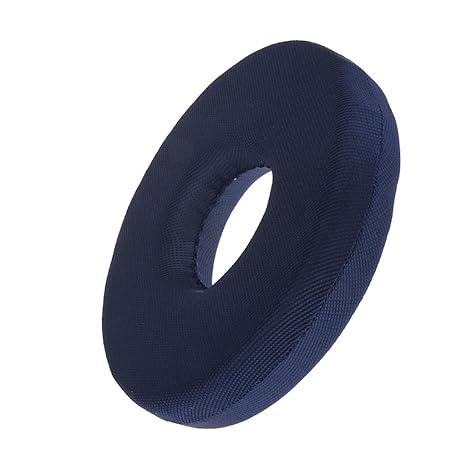 F Fityle Ring-Kissen Hämorrhoiden, Steißbein Schmerzlinderung Sitzkissen Sitzring - Blau, 30x11cm