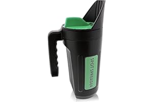 SPOT SPREADER Hand Spreader Shaker for Seed, Salt, De-Icer, Ice Melt, Earth Food and Fertilizer - Multiple Opening Sizes for Any Need - Up to 80 Oz