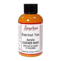 Angelus Acrylic Leather Paint, 6 oz., Satchel Tan