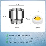 Flintronic Shower Flow Reducer Limiter Set 8 Flows Water Saving 22mm view 3