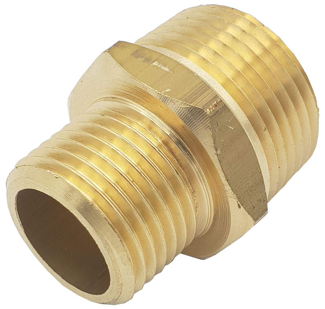 3/4" BSP x 1/2" NPT Male Union Reduction Thread Adaptor UK Thread to American