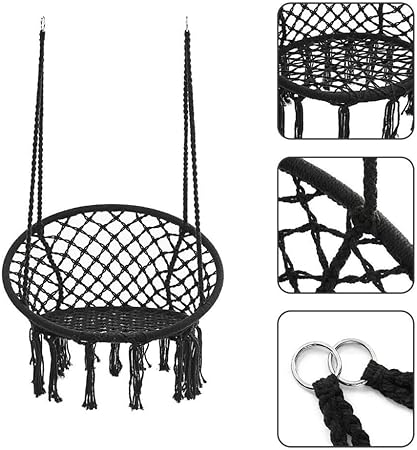 ZYQZYQ Silla De Hamaca Redonda Dormitorio De Interior Al Aire Libre