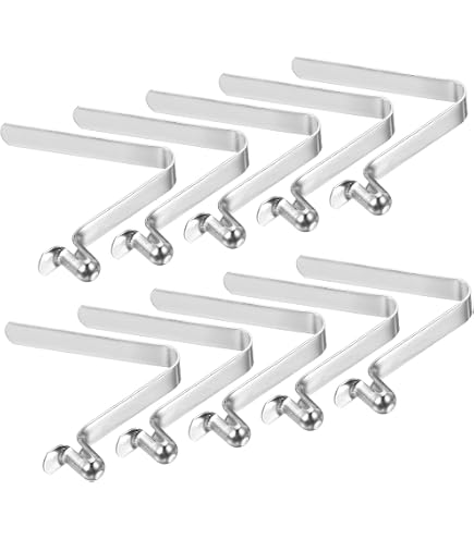 8 Boutons-Pression Pour Kayak & Tentes PATIKIL - Acier Manganèse Nickelé - 8x6.5mm