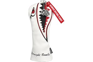 New Flying Tiger Warshark Golf Head Cover for Golf Head Club Available for Hybrid Club (Hybrid Cover)