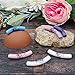 48 PCs Curved Noodle Tube Porcelain Beads for Jewelry Making for Adults – Floral Noodle Beads Handmade 45 mm Long Tube Bead Pack Vintage Craft Beads