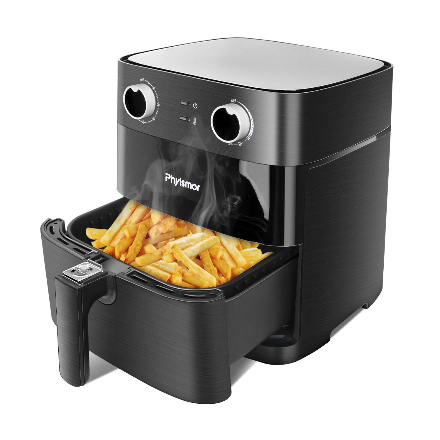 Air Fryer 5.8Qt, Phyismor Air Fryer Oven Oillness Cooker with Temperature & Timer Control, Aluminum Fryer Bakset, Dishwasher Safe ...