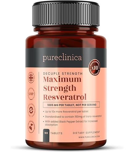 Amazon.com: pureclinica Glutathione 1000mg x 60 Tablets. with 500mg  Glutathione, 300mg ALA, and 200mg Vitamin C per Tablet. : Health & Household