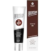 BRONSUN Brow &amp; Lash Enhancer &ndash; Chestnut #4 &ndash; Warm &amp; Defined Look &ndash; 15ml / 0.51 Fl.Oz