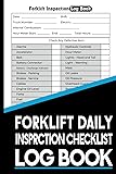 Daily Forklift Inspection Checklist Log