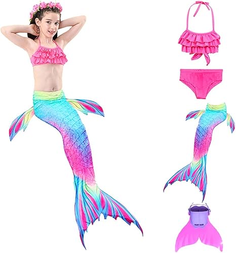 colas de sirena para niñas amazon